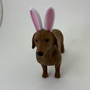 Dachshund Easter Bunny decoration